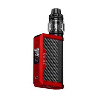 Lost Vape Centaurus Q200 - Centaurus Sub Ohm 5ml Kit Matte Red / Carbon Fiber